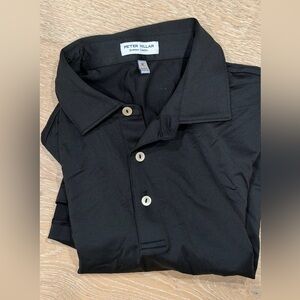 Peter Millar Polo Shirt - Solid Black